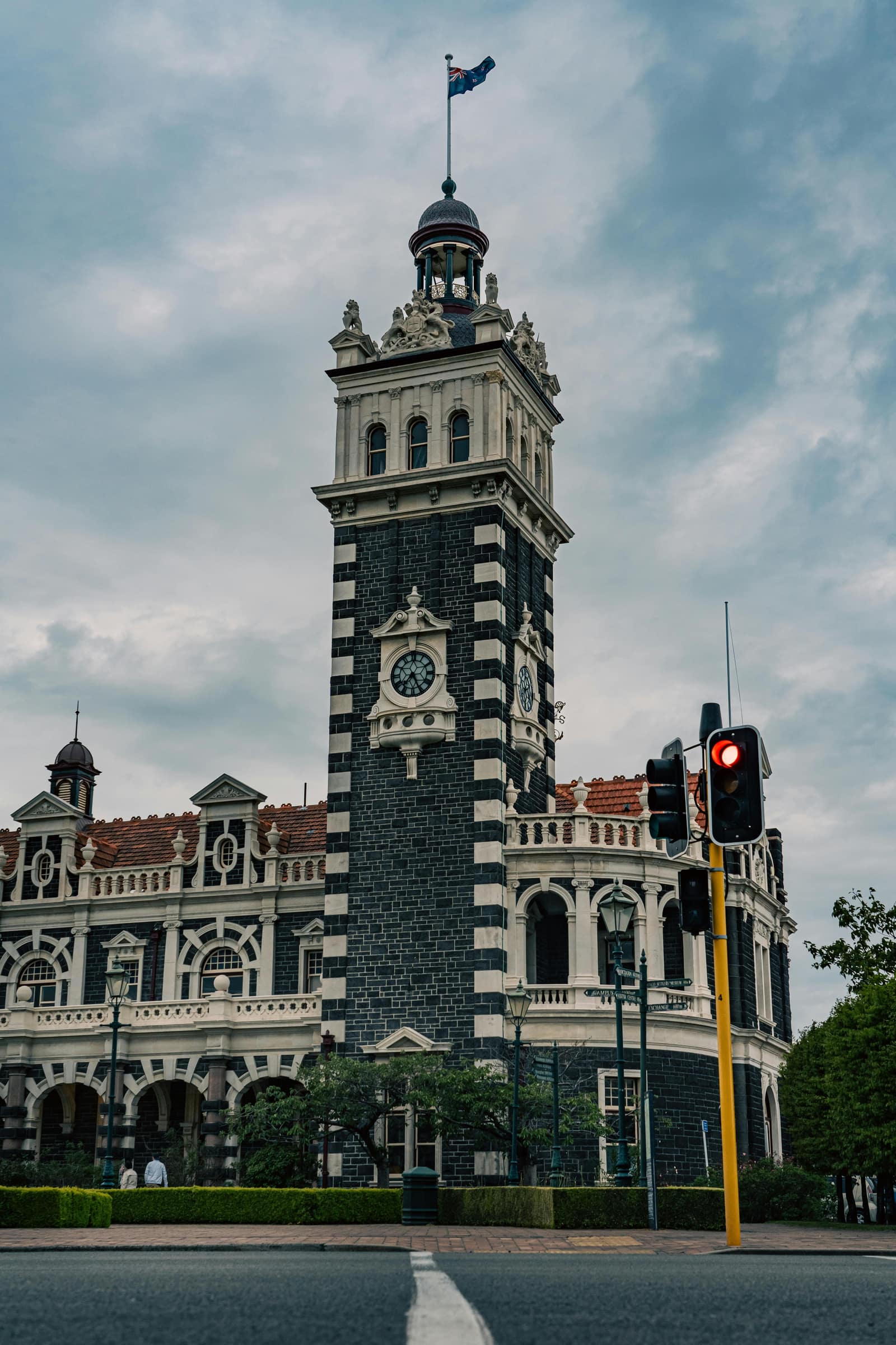 Historic university-style building in New Zealand