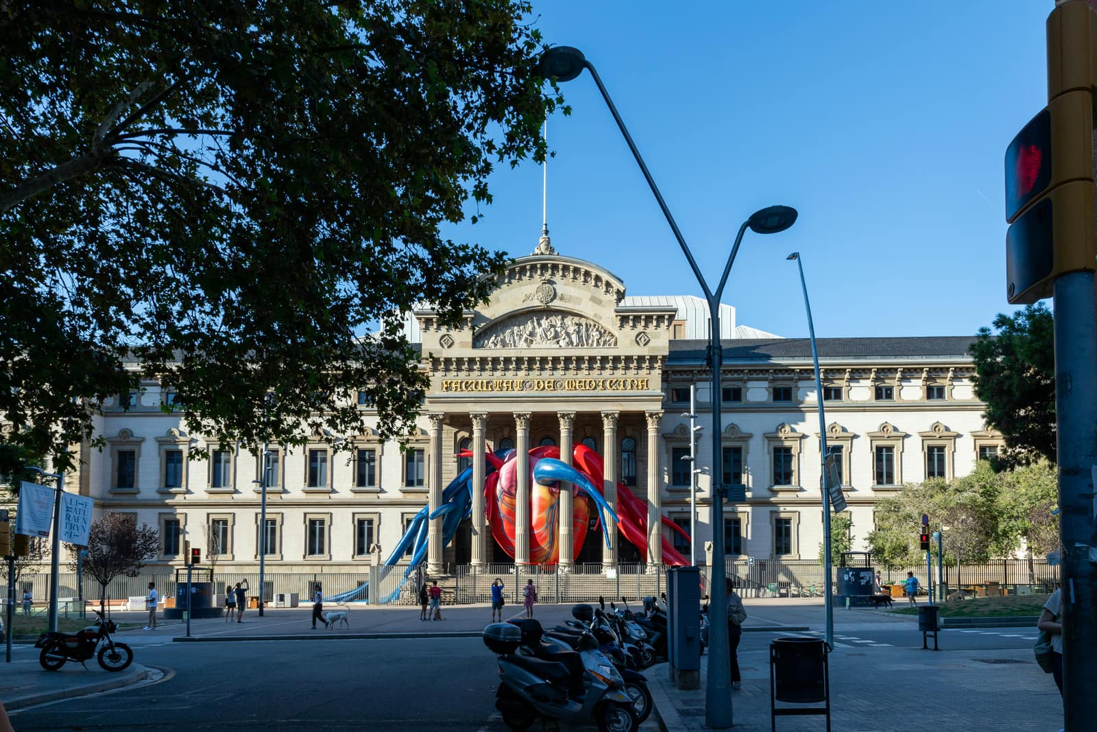 Spain city and university-style architecture